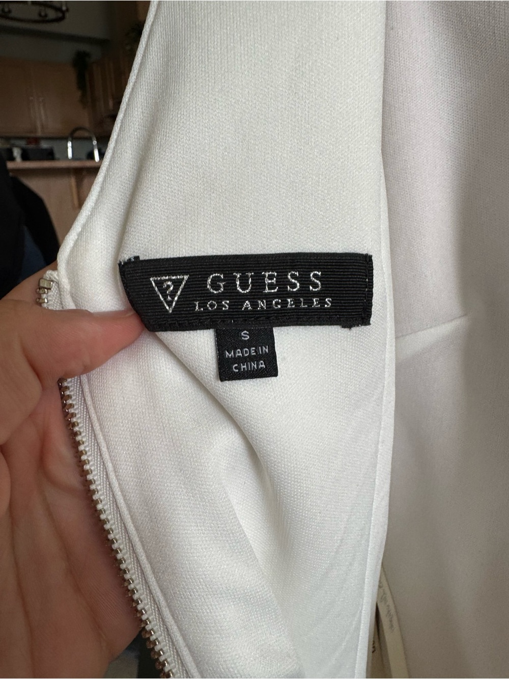 Guess Pink and White Suede Mini Dress - Picture 2 of 3